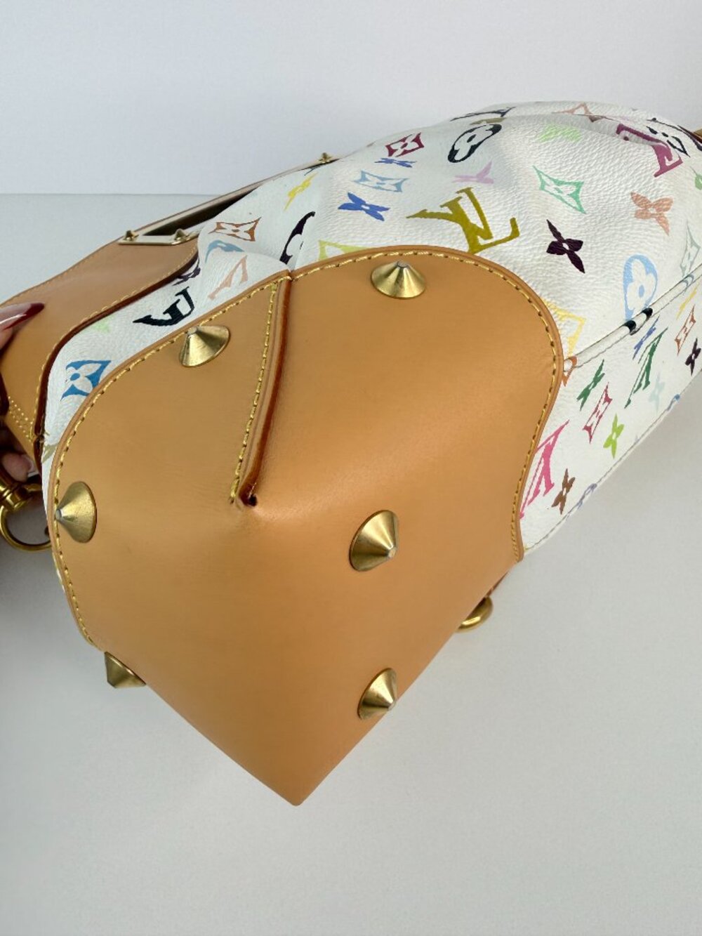 louis vuitton judy handbag monogram multicolor white - Picture 7 of 14